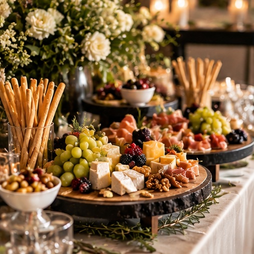 Сырная и фруктовая станция